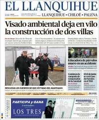 Portada de El Llanquihue (Chile)