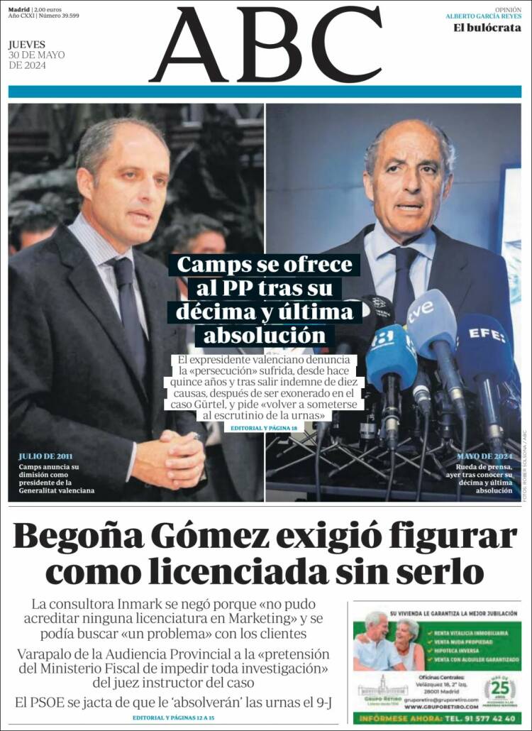 Portada de ABC (Espa&ntilde;a)