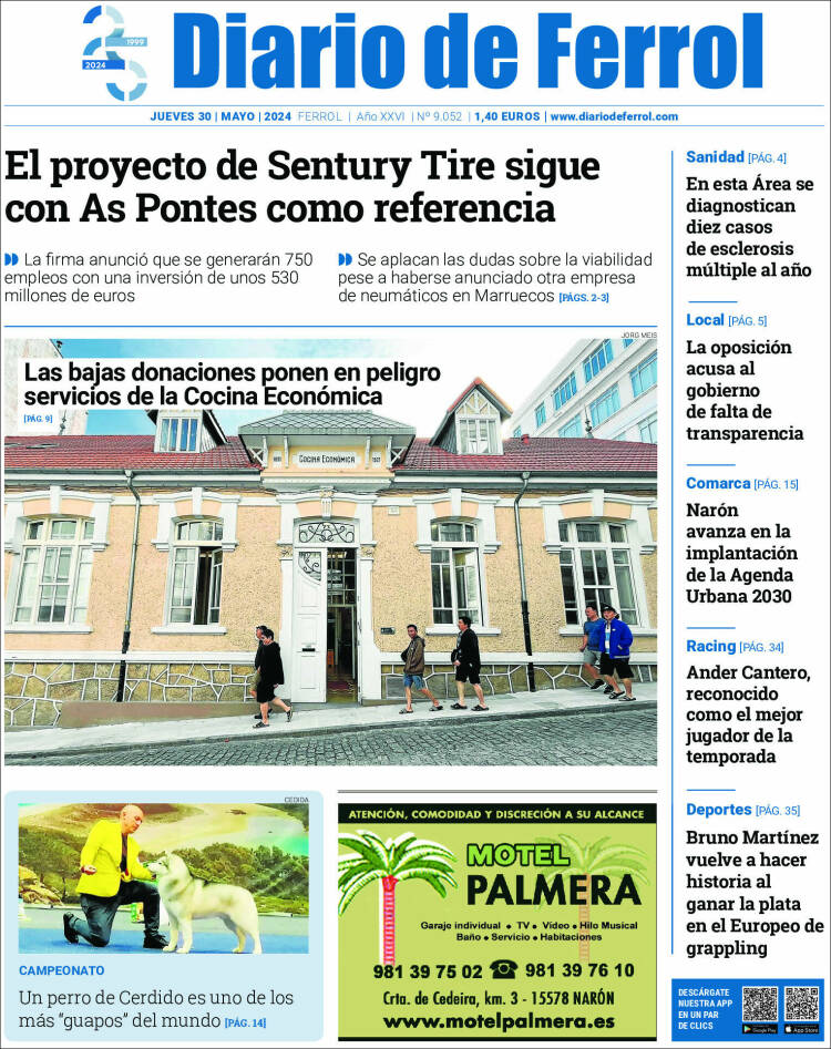 Portada de Diario de Ferrol (Espa&ntilde;a)