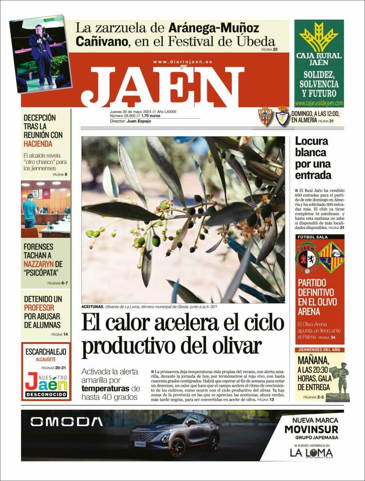 Portada de Diario Jaén (Espa&ntilde;a)