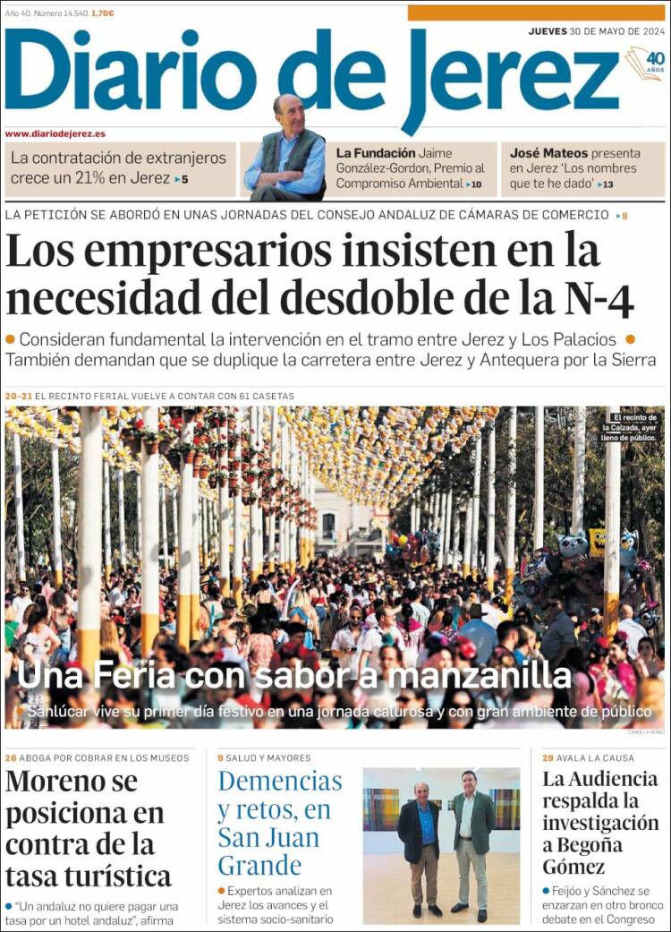 Portada de Diario de Jerez (Espa&ntilde;a)