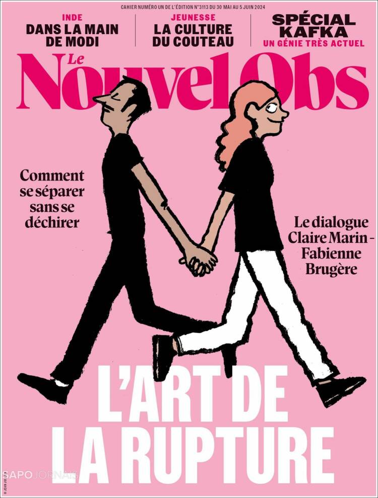 Portada de Le Nouvel Observateur (Francia)