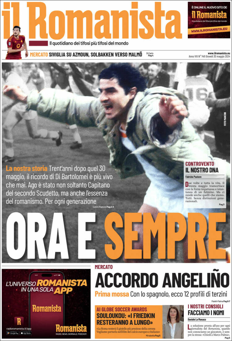 Portada de Romanista (Italia)