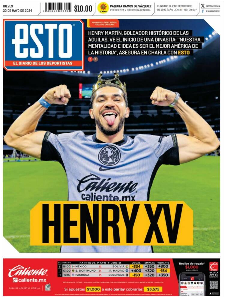 Portada de Esto (M&eacute;xico)