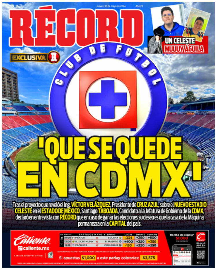 Portada de Record (M&eacute;xico)