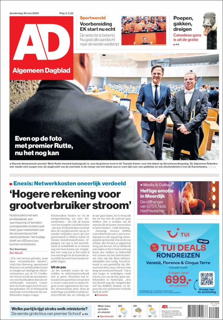Portada de AD (Pa&iacute;ses Bajos)