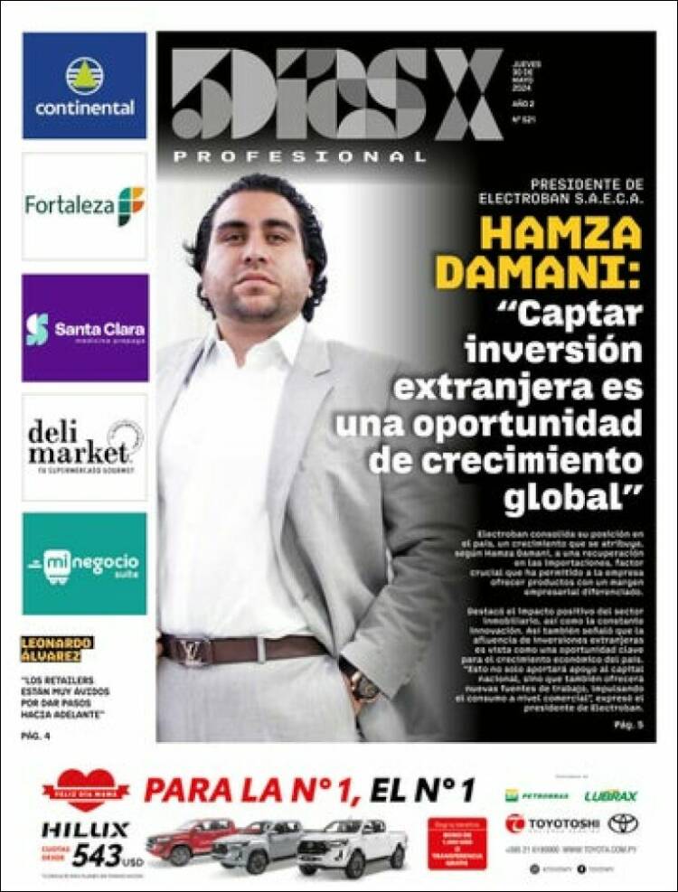 Portada de 5 Días (Paraguay)