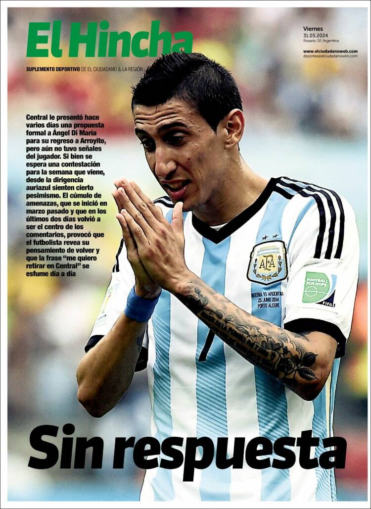 Portada de El Hincha (Argentina)