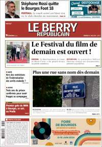 Portada de Berry Republicain (Francia)