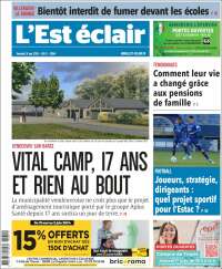 Portada de L'Est Eclair (Francia)