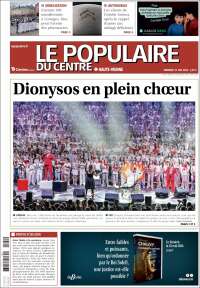 Portada de Le Populaire du Centre (Francia)