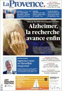 Portada de La Provence (Francia)