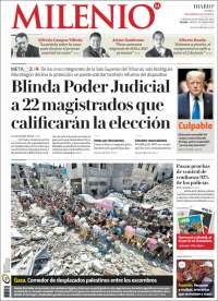 Portada de Milenio de Puebla (Mexico)