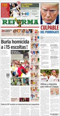 Portada de Reforma (Mexico)