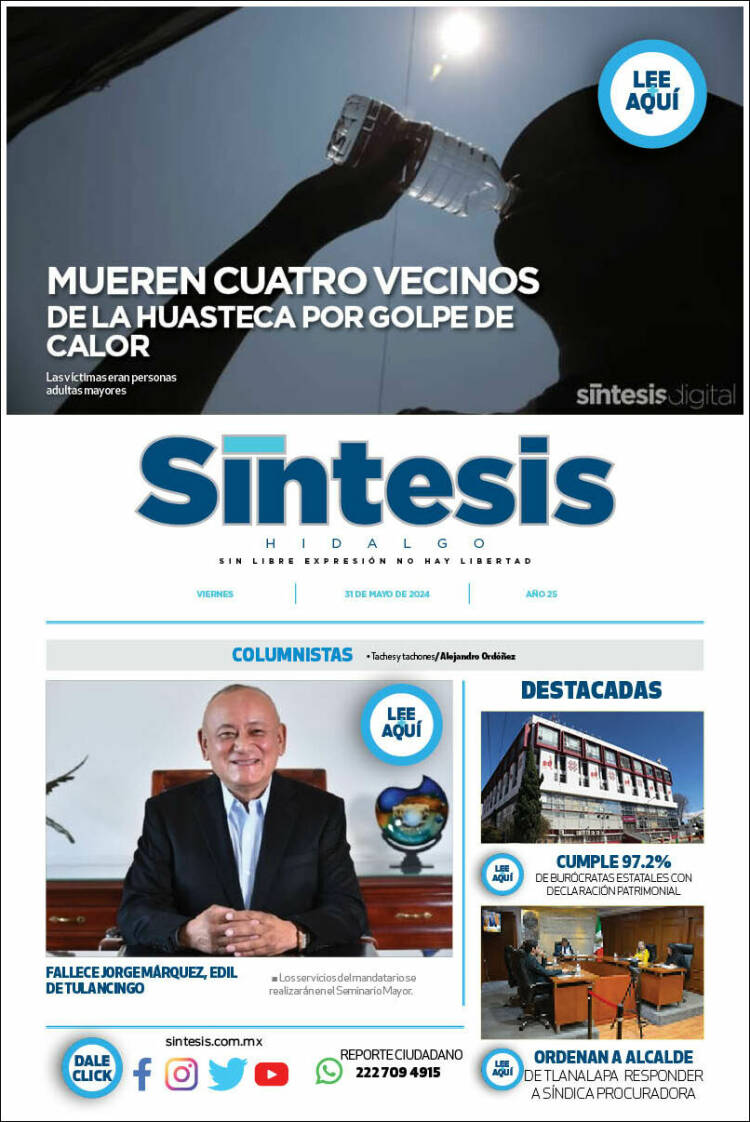 Portada de Sistesis - Hidalgo (México)