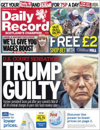 Portada de Daily Record (United Kingdom)