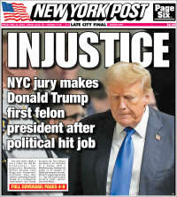 Portada de New York Post (USA)