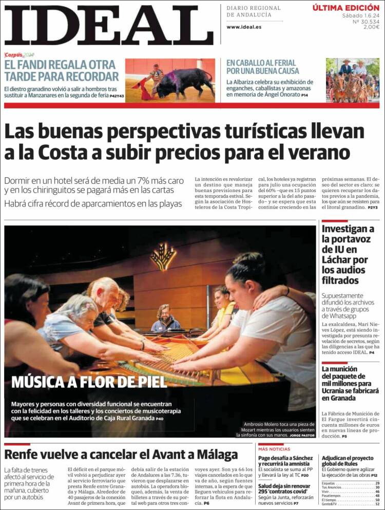 Portada de Ideal (España)