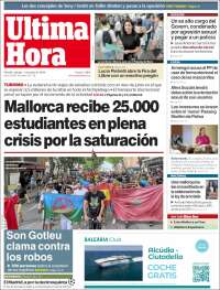 Portada de Última Hora (España)