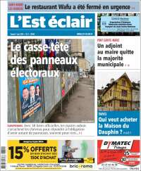 Portada de L'Est Eclair (Francia)