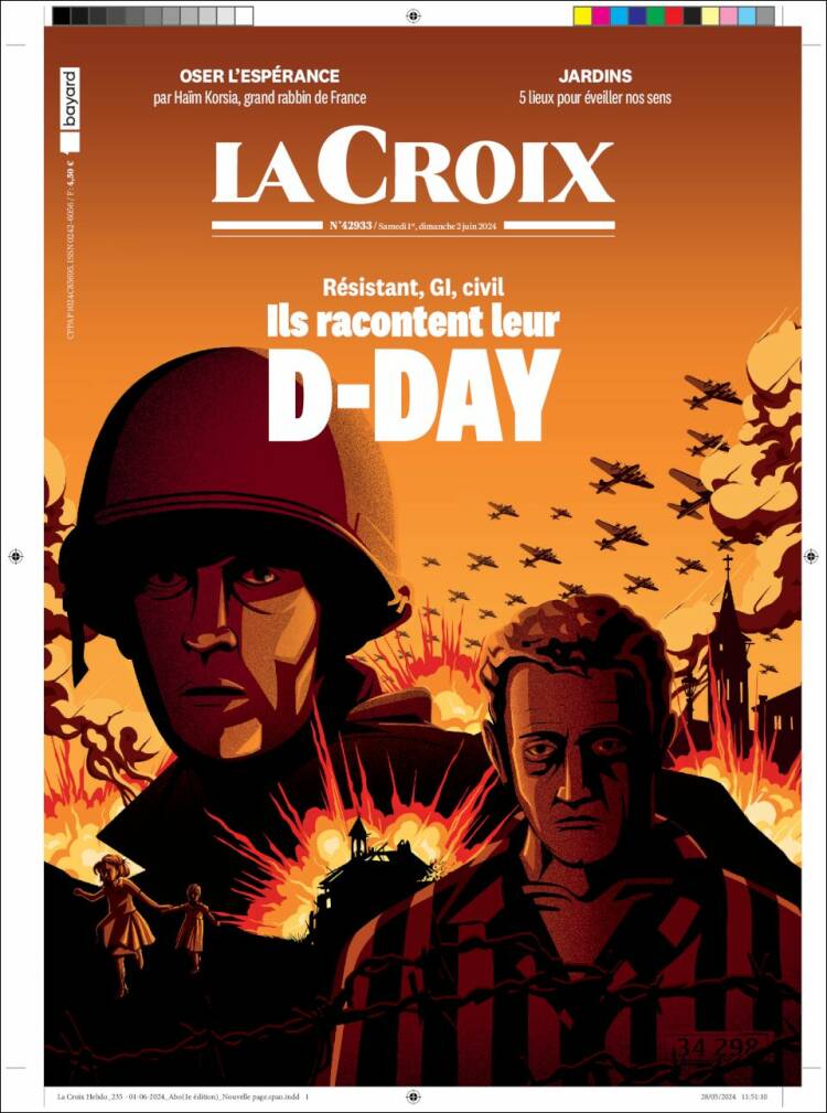Portada de La Croix (Francia)