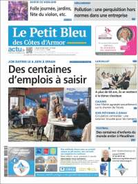 Portada de Le Petit Bleu (Francia)