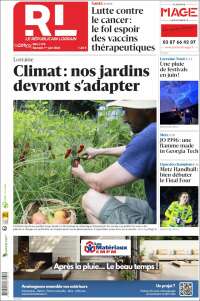 Portada de Le Republicain Lorrain (Francia)