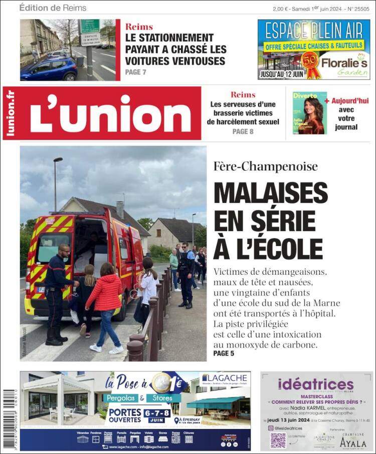 Portada de L'Union (Francia)