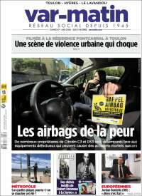 Portada de Var-Matin (Francia)