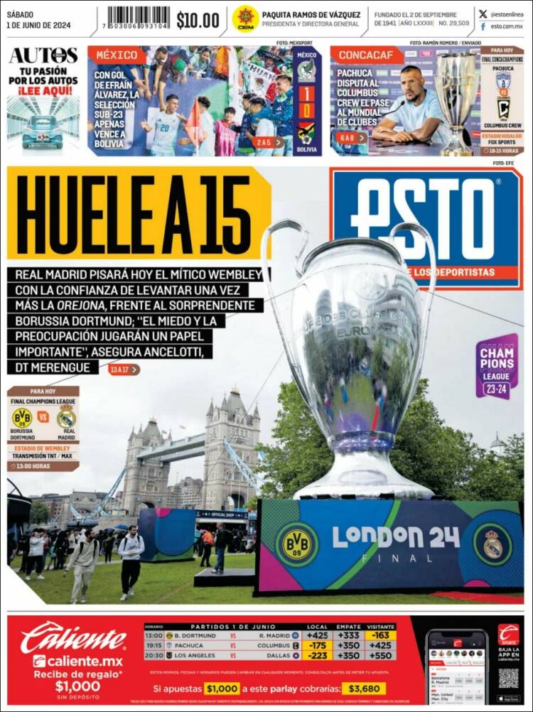 Portada de Esto (México)