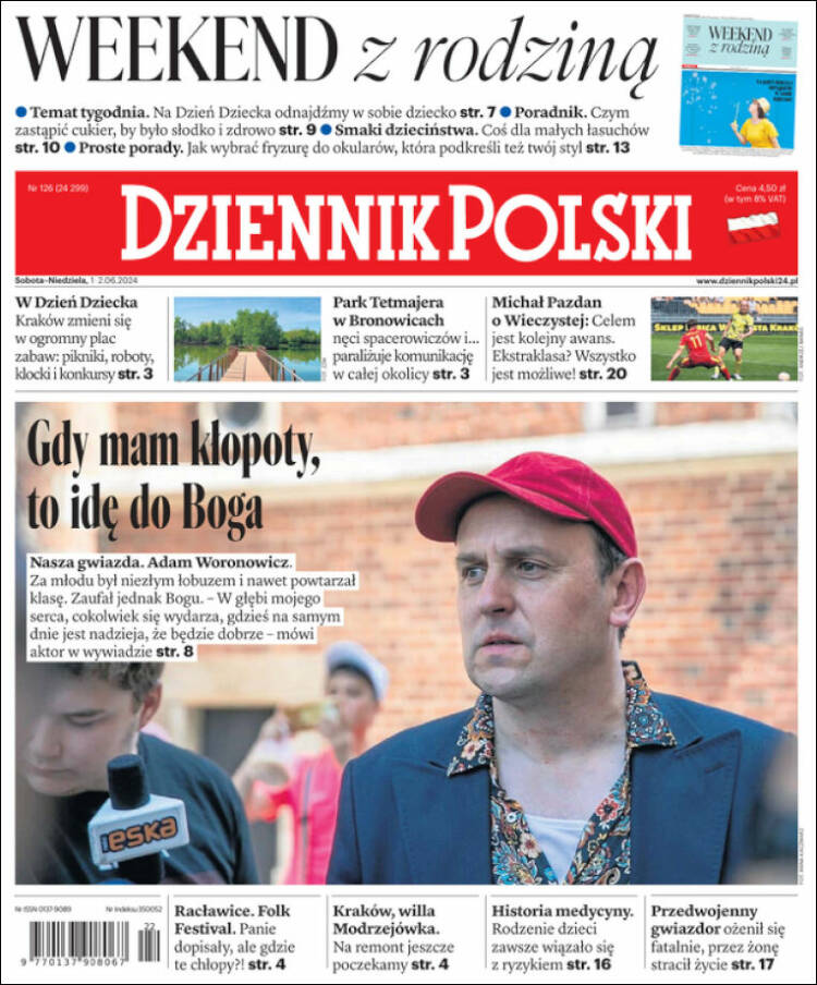 Portada de Dziennik (Polonia)