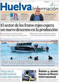 Portada de Huelva Información (España)
