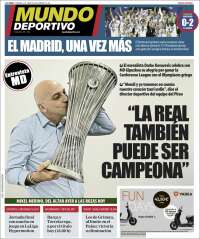 Portada de Mundo Deportivo Gipuzkoa (España)