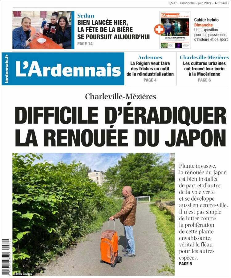 Portada de L'Ardenais (Francia)