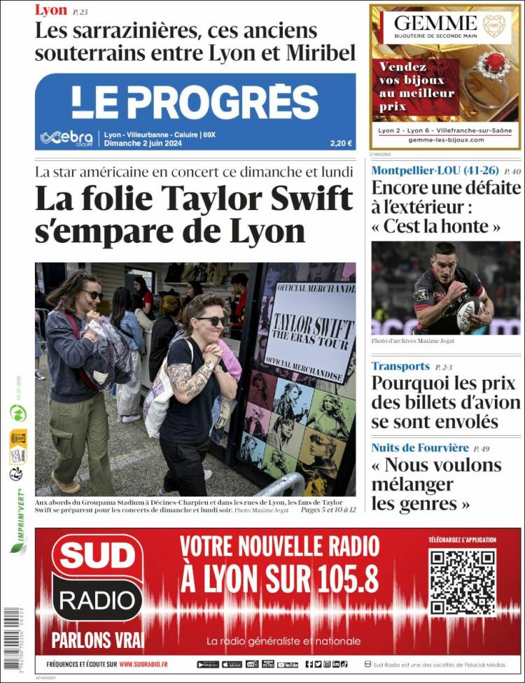 Portada de Progres de Fecamp (Francia)