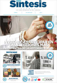 Portada de Síntesis - Puebla (M&eacute;xico)