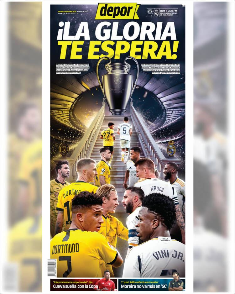 Portada de Depor (Per&uacute;)