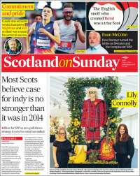 Portada de The Scotsman (Reino Unido)