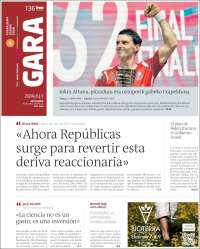 Portada de Gara (España)