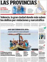Portada de Las Provincias (España)