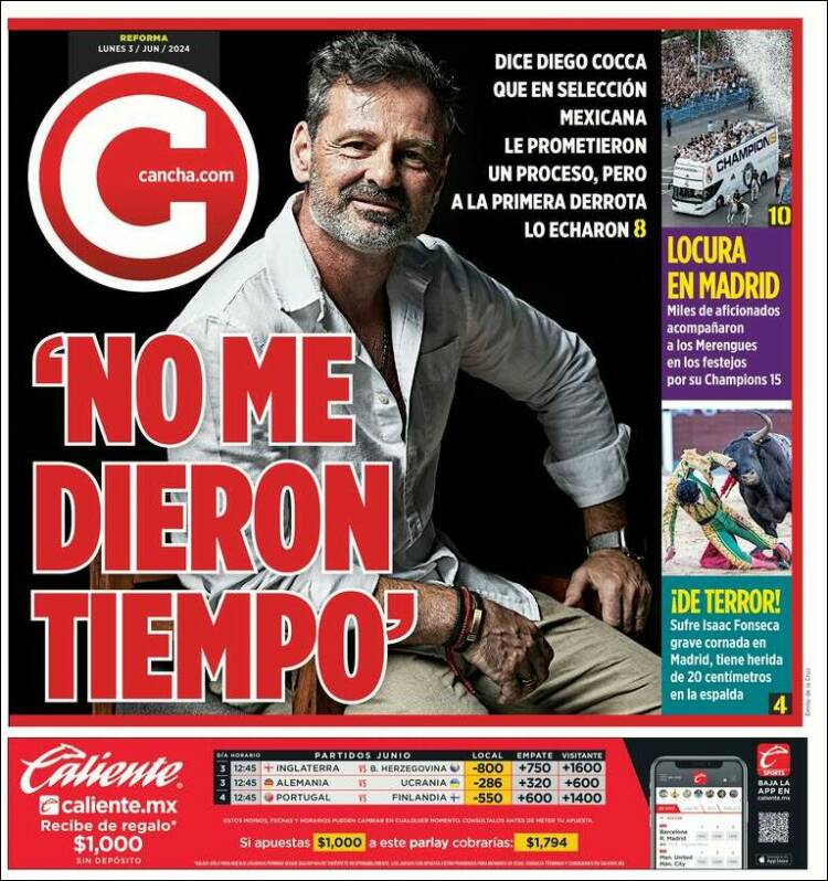 Portada de Cancha (México)