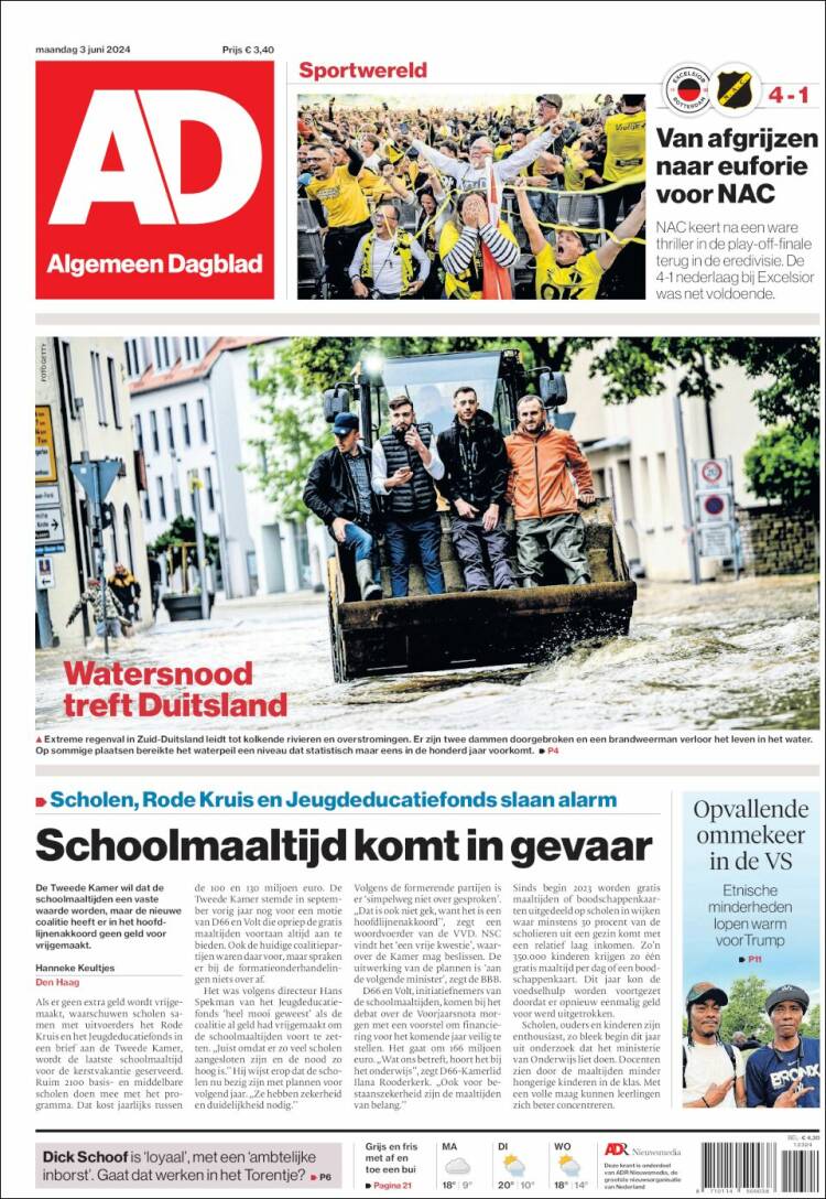 Portada de AD (Pa&iacute;ses Bajos)