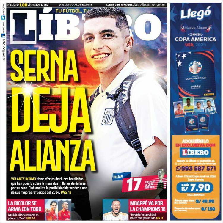 Portada de Líbero (Per&uacute;)