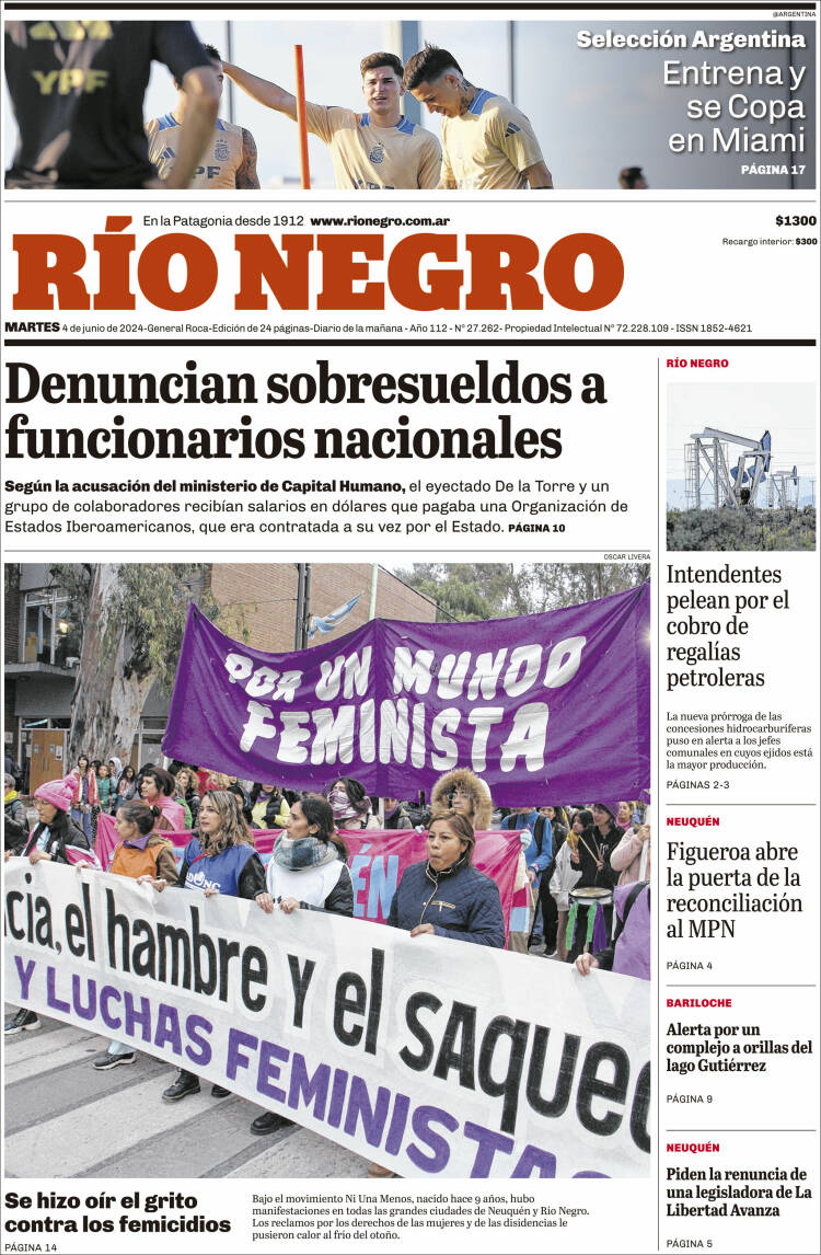 Portada de Rio Negro (Argentina)