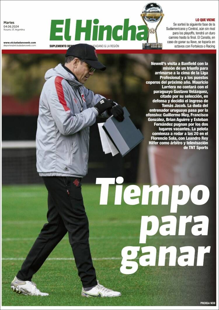 Portada de El Hincha (Argentina)