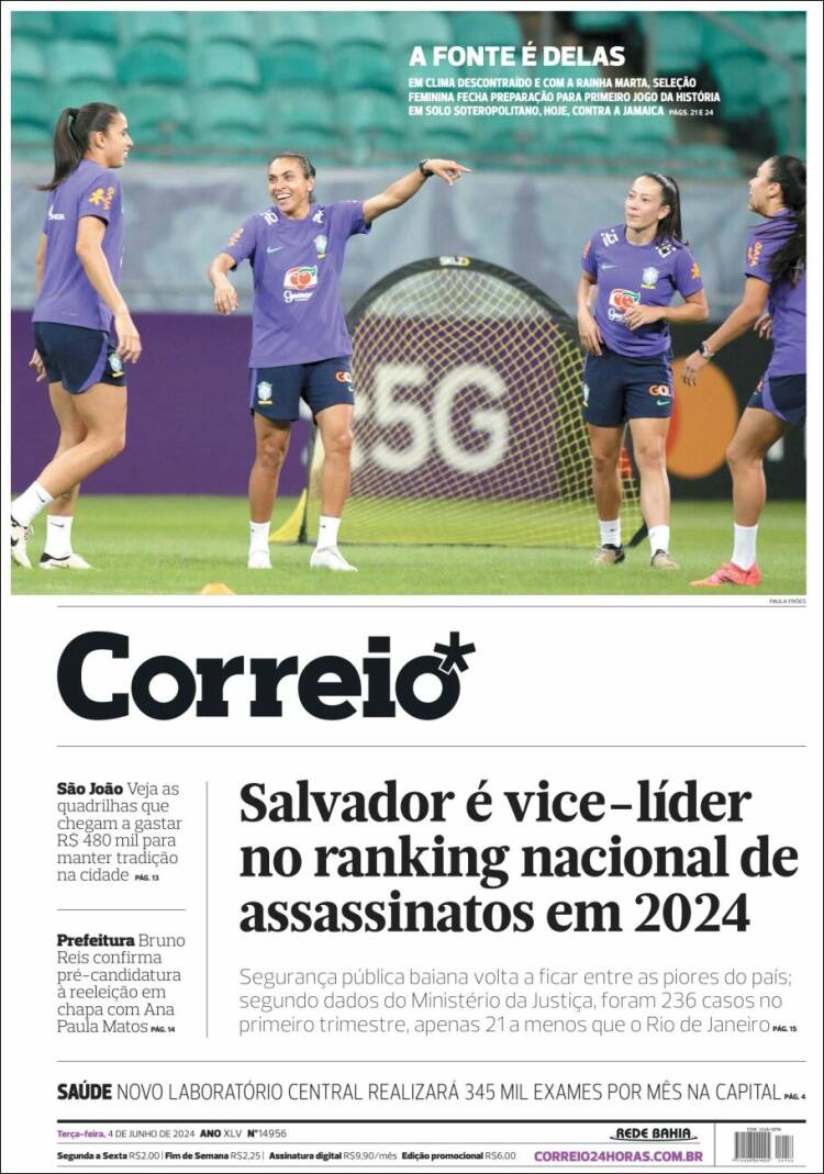 Portada de Correio* (Brasil)