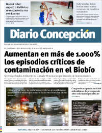 Portada de Diario de Concepción (Chile)