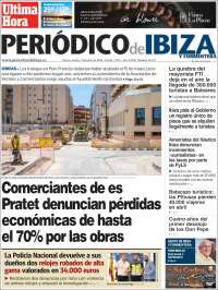 Portada de Periódico de Ibiza (España)