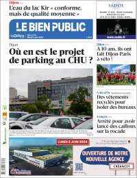 Portada de Le Bien Public (Francia)