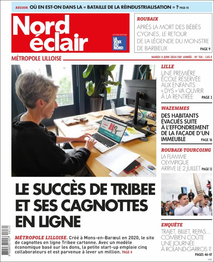 Portada de Nord Éclair (Francia)